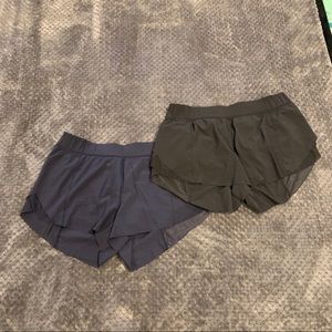 Set of lululemon shorts.